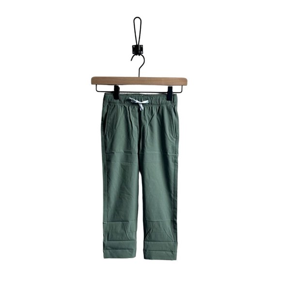 New Crewcuts Boy Pull On Tech Pants Topiary Size 5 - Picture 1 of 4